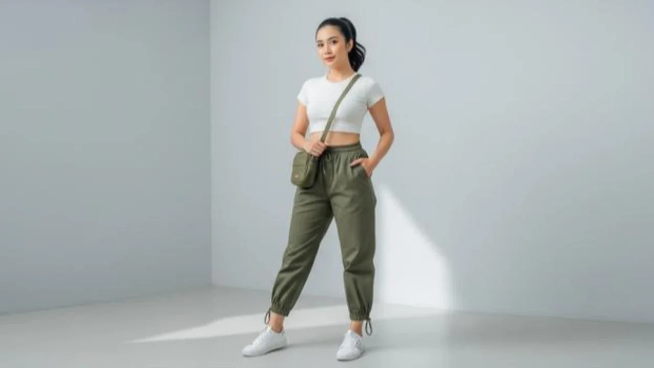 Model Celana 3/4 untuk Wanita Model Bermuda/ AI