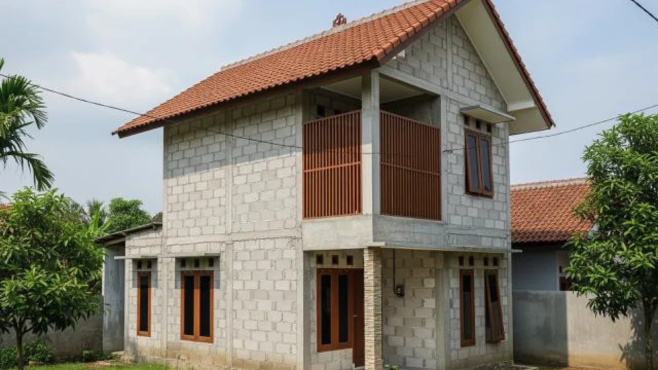 Desain Rumah 2 Lantai Budget di Bawah Rp 200 Juta  (Sumber: gemini.com)