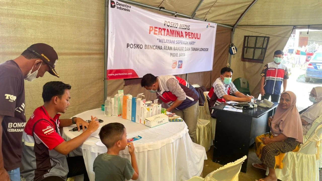 Dirikan Posko Peduli di Pidie Jaya, Pertamina Patra Niaga Bantu Percepat Pemulihan Pascabencana
