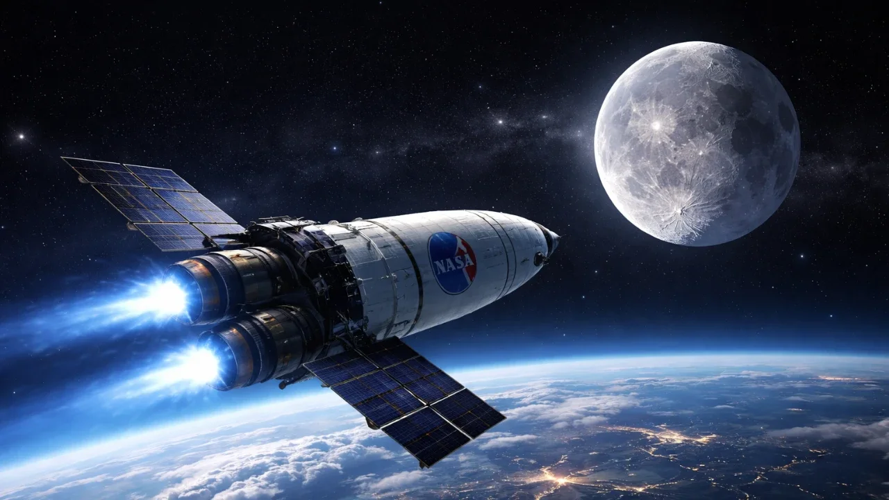 nasa menuju bulan