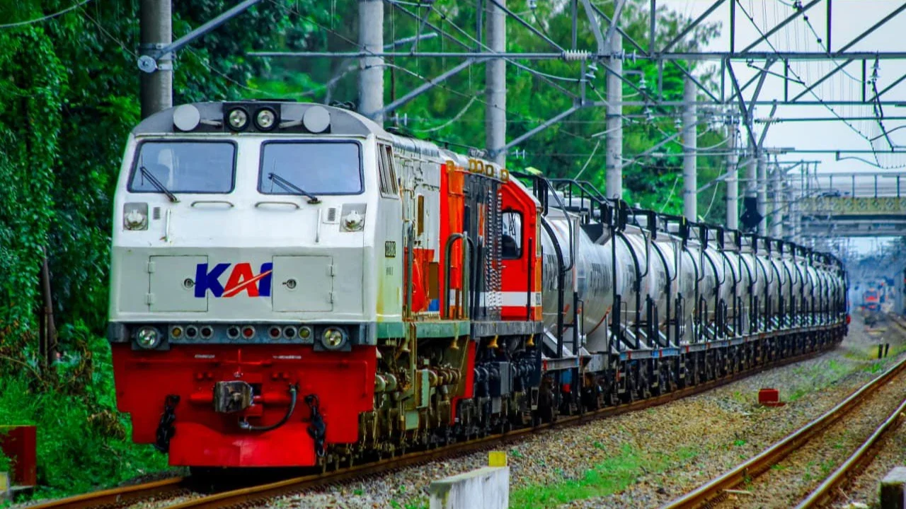 Ilustrasi kereta api