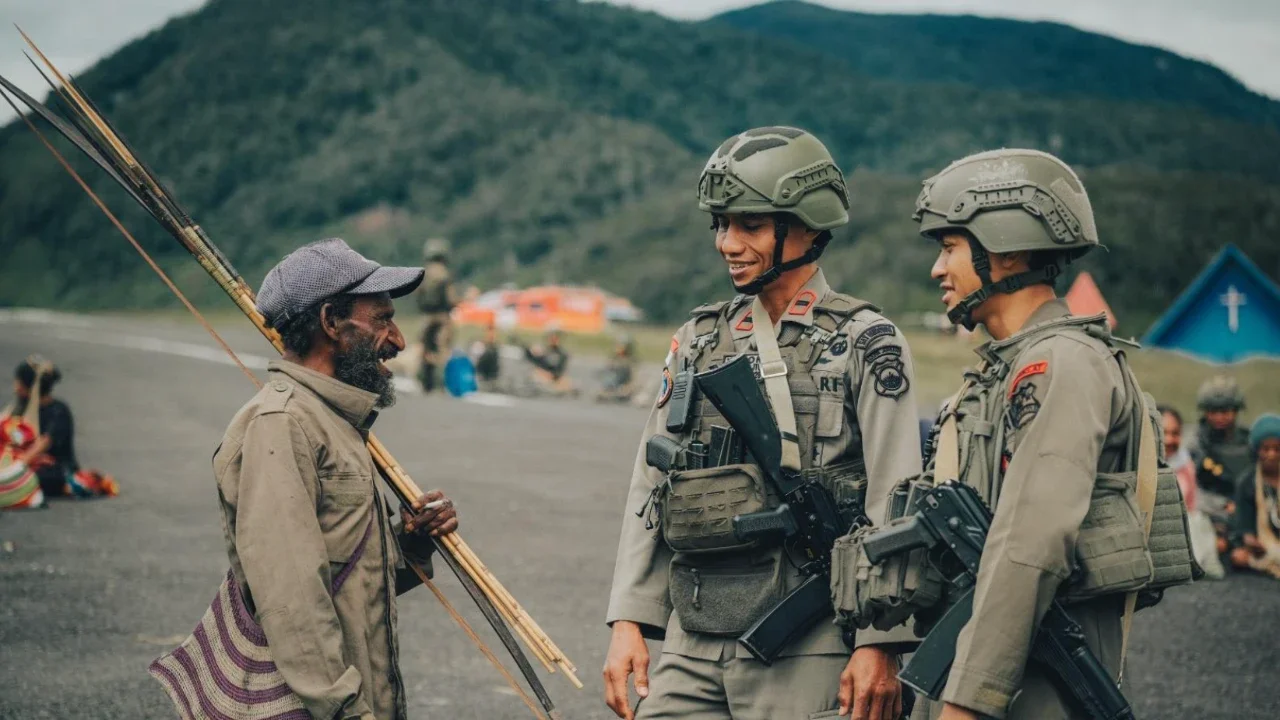 Amankan Warga Kiwirok, Satgas Ops Damai Cartenz 2026 Tingkatkan Patroli
