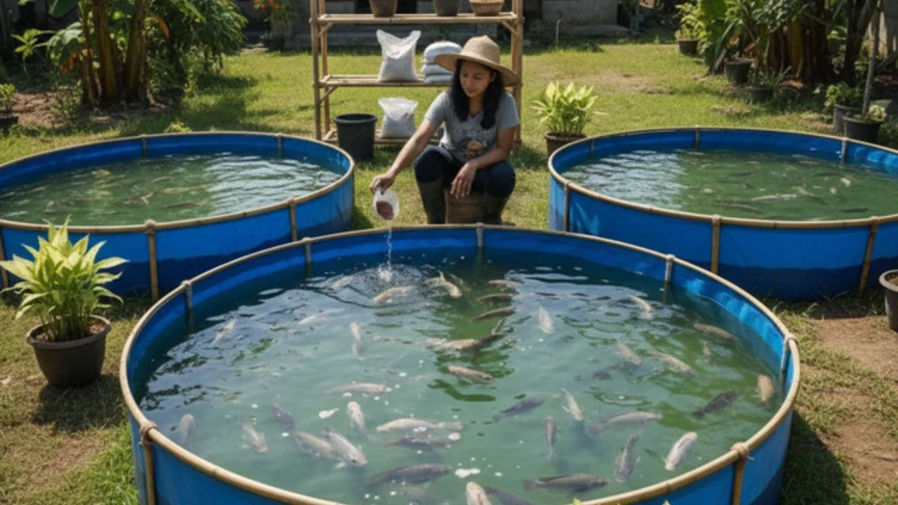 Cara Ternak Ikan Gabus di Lahan Sempit (Foto: Gemini AI)