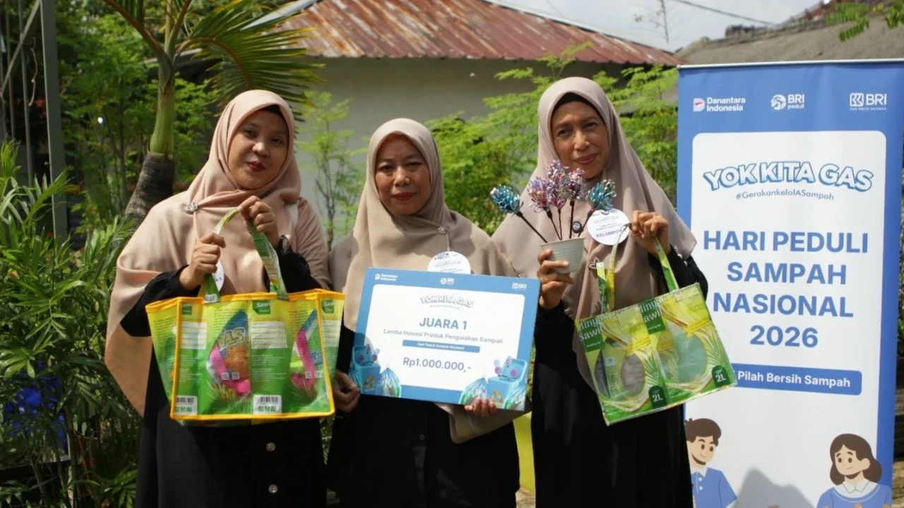 BRI Tegaskan Komitmen Peduli Sampah dan Wujudkan Astacita Lingkungan melalui 'BRI Peduli Yok Kita Gas'