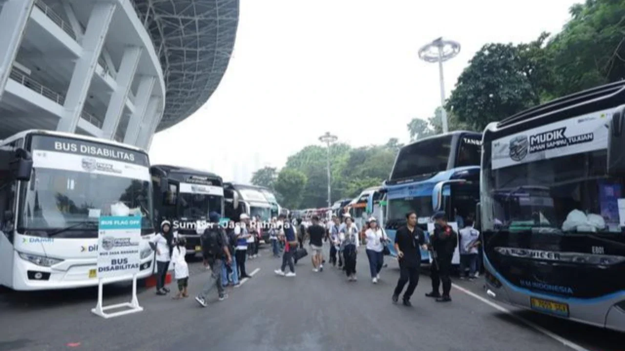Bus Mudik Gratis. (Gemini AI)