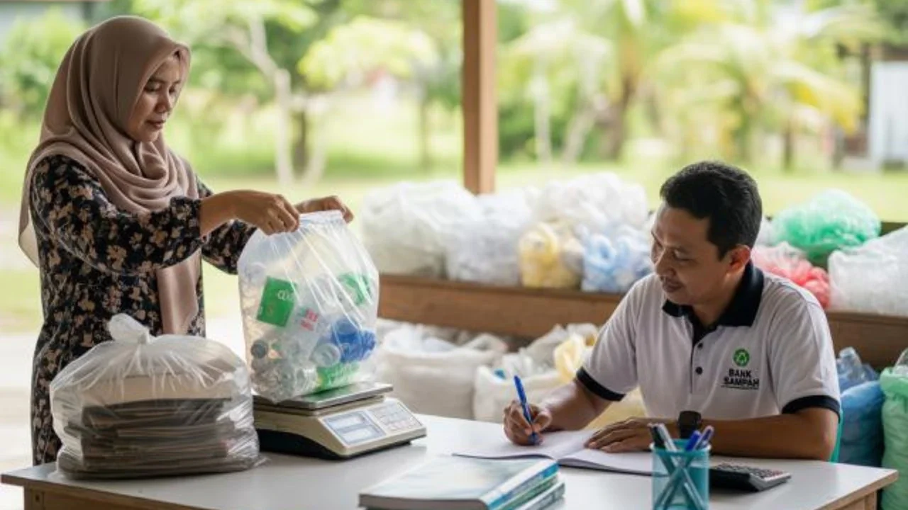 Peluang Usaha dari Limbah Rumah Tangga Jadi Cuan. (Foto: AI)