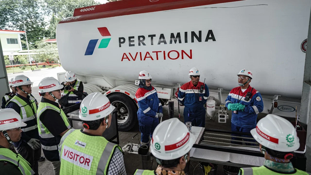 Pertamina Patra Niaga Tunjukkan Langsung Proses Distribusi Avtur di AFT Halim