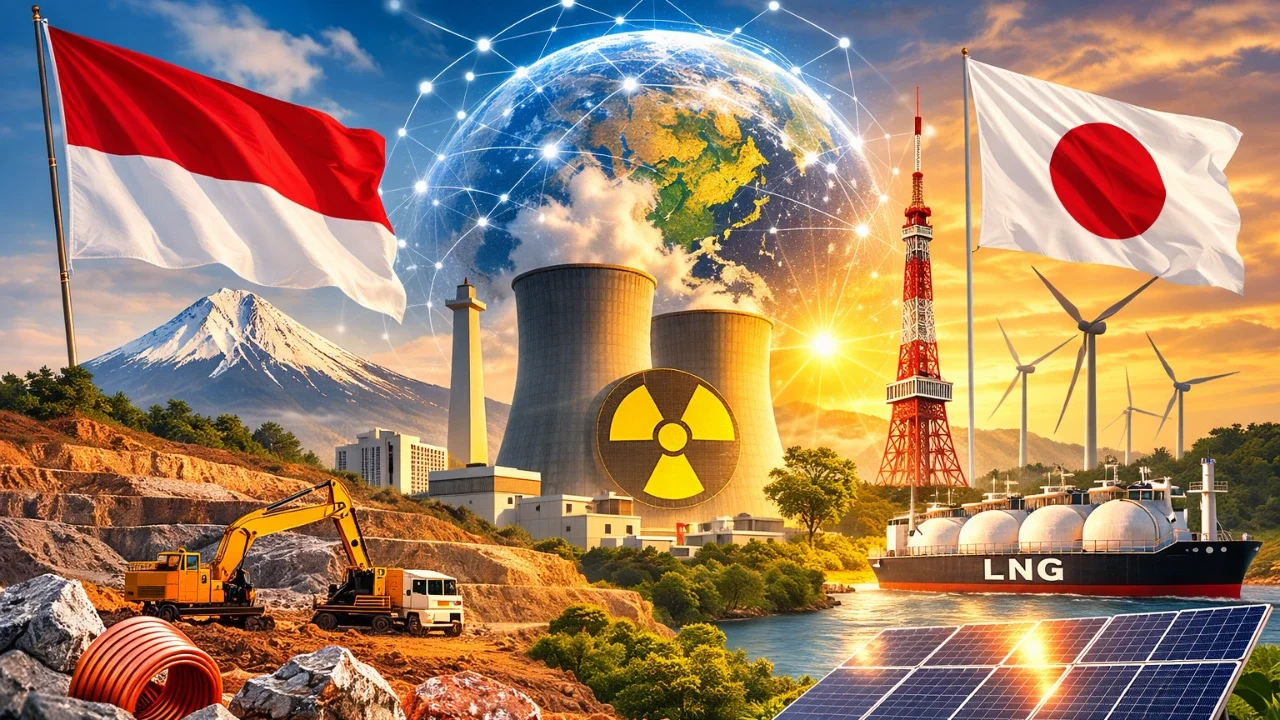 Dari Nikel hingga Nuklir, Indonesia–Jepang Bangun Kerja Sama Energi Strategis