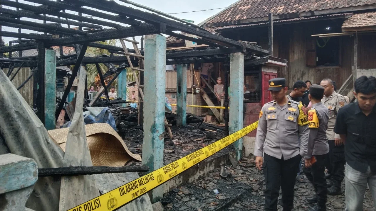 Tragedi Jelang Sahur di Prabumulih Satu Rumah Hangus Terbakar, 3 Orang Tewas