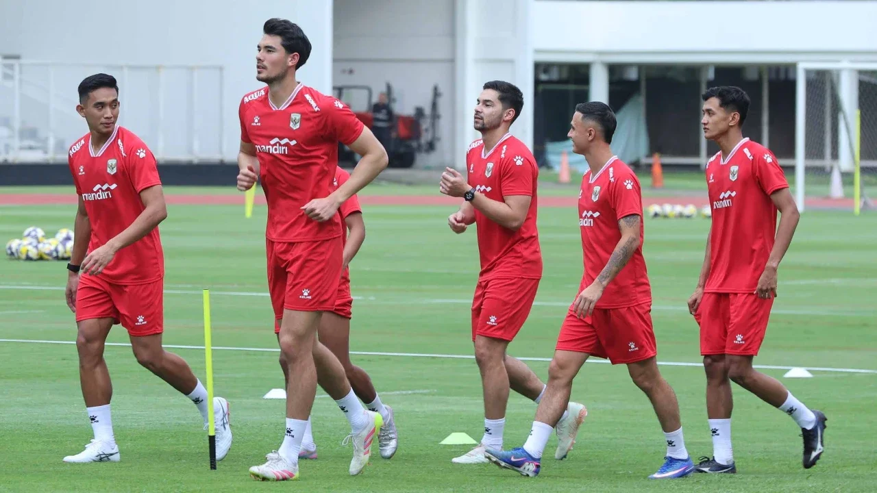 Timnas Indonesia menggelar sesi latihan kedua jelang FIFA Series 2026 di Stadion Madya, Gelora Bung Karno, Jakarta,  Selasa (24/03/2026) sore WIB.