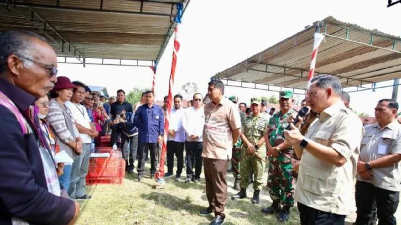 Mendagri–Menteri PKP Tinjau Program BSPS di Humbahas, Target Perbaikan Rumah di Sumut Naik Drastis