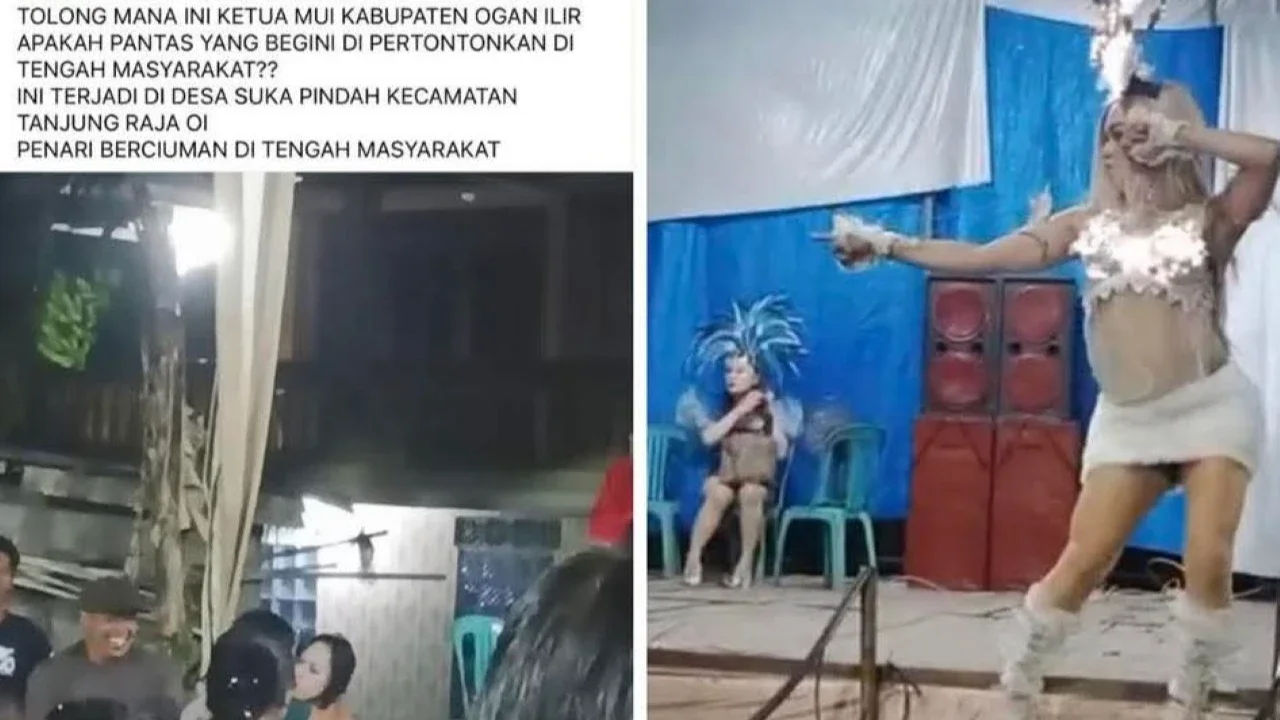 Heboh! Penari Ular Terlibat Adegan Tak Senonoh dengan Penonton di Pesta Pernikahan