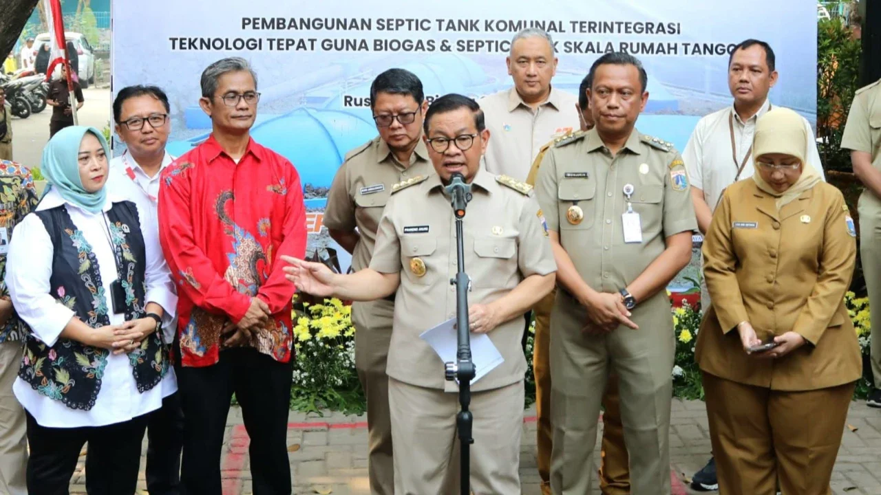 Gubernur Jakarta Pramono Anung dukung PT JIEP dan Pemerintah Kota Administrasi Jakarta Timur (Pemkot Jaktim) membangun septic tank komunal. (Istimewa)