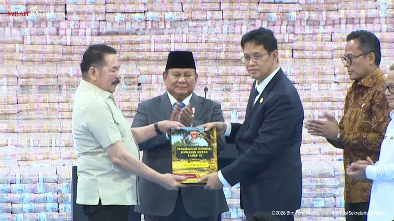 Prabowo Saksikan Kejagung Setor Uang Rampasan Rp 11,4 T ke Kas Negara