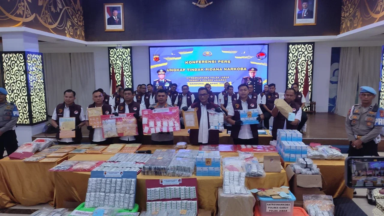Januari–April 2026, 1.154 Pengedar hingga Bandar Narkoba di Jabar Dibekuk