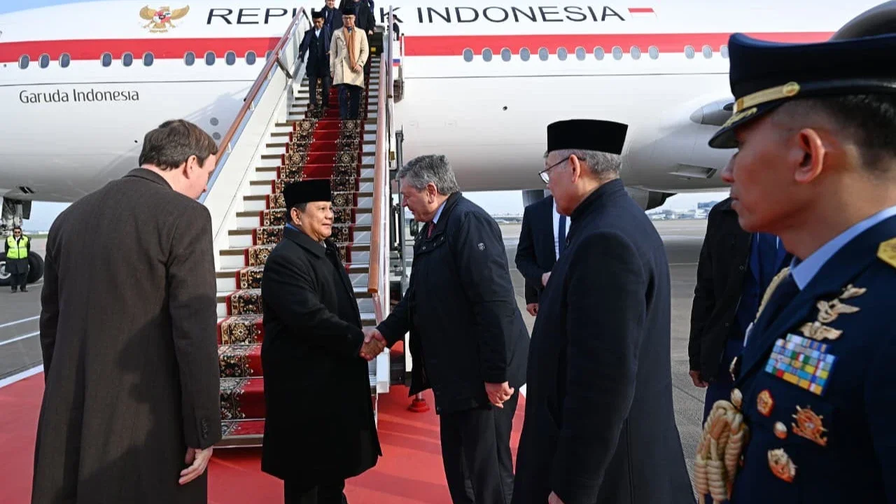 Prabowo Tiba di Moskow, Bawa Misi Penguatan Hubungan RI–Rusia