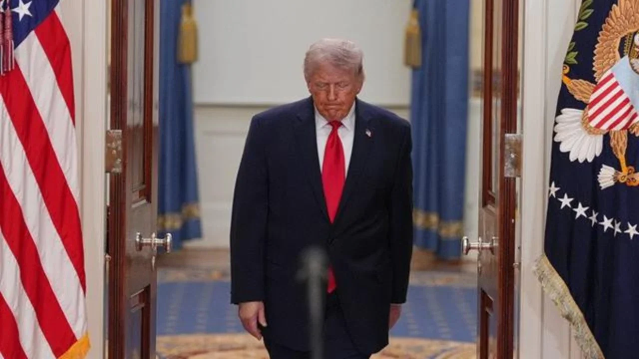 Presiden Amerika Serikat Donald Trump di Gedung Putih pada 1 April 2026. (Dok. AP/Alex Brandon)