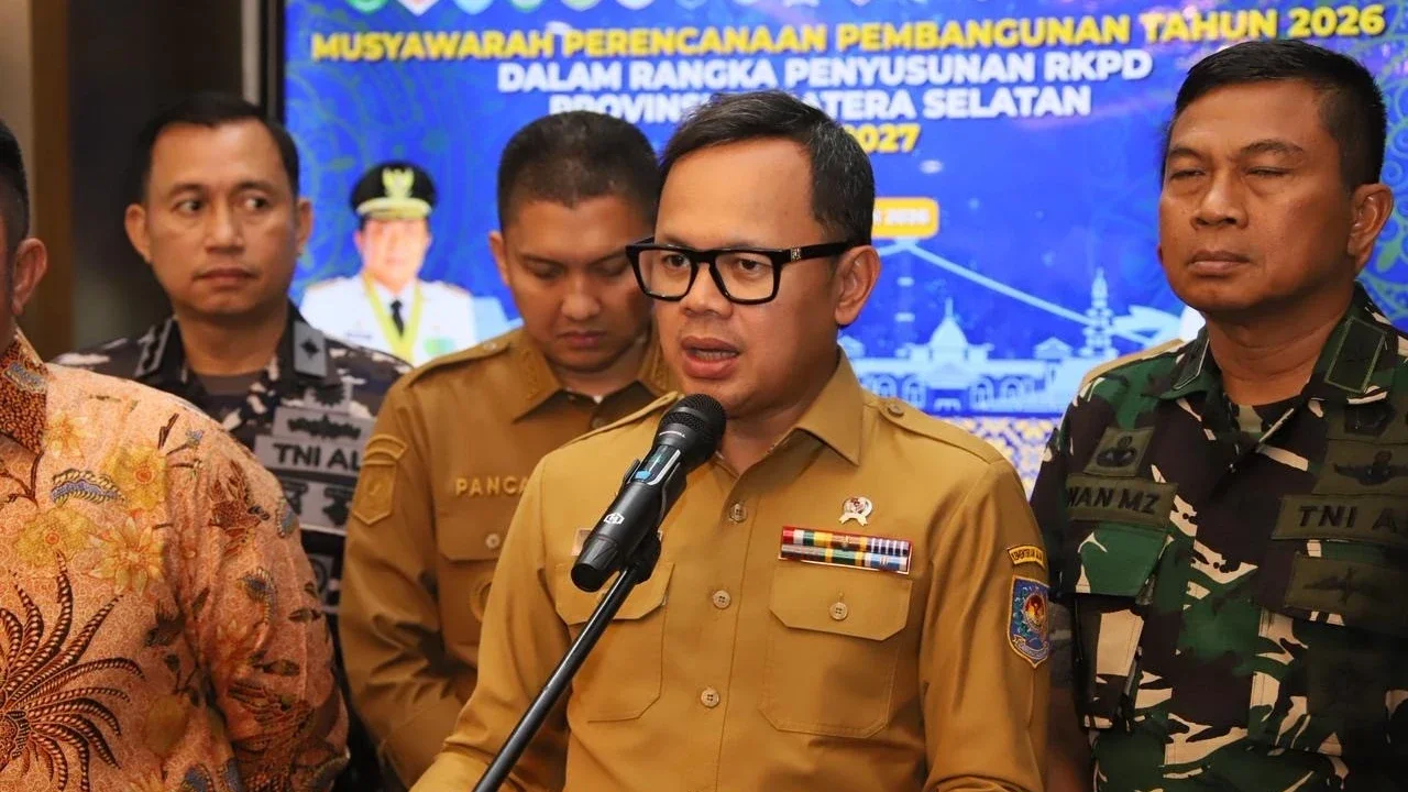 Wamendagri Bima Arya Sugiarto pada acara Musrenbang RKPD Provinsi Sumatera Selatan Tahun 2027