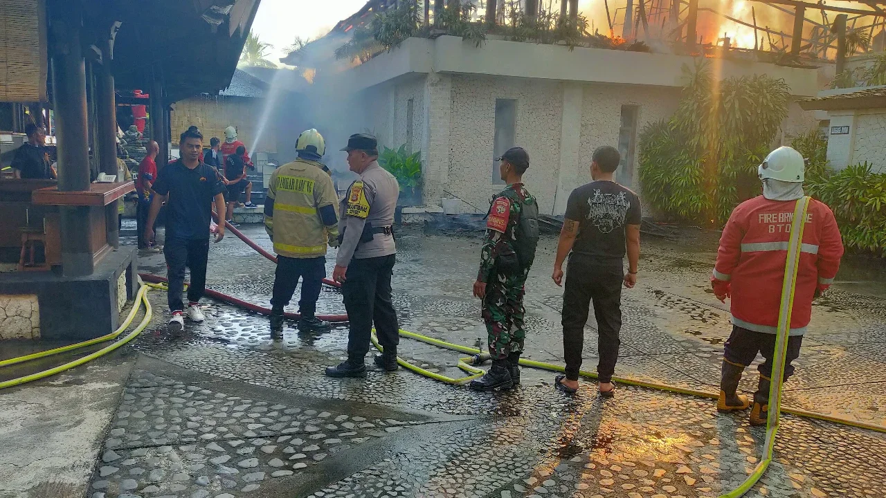 Restoran di Kawasan Club Med Nusa Dua Hangus Terbakar, Kerugian Ditaksir Rp5 Miliar