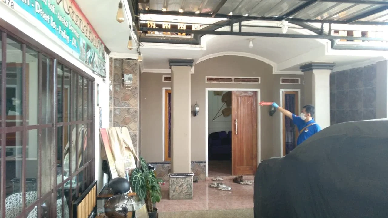 Rumah yang jadi lokasi perampokan dan penyekapan di Pangalengan, Kabupaten Bandung