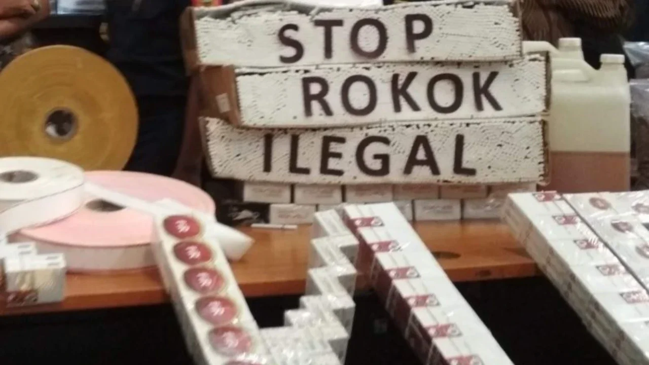 Lebih dari 1 Juta Batang Rokok Ilegal Gagal Diedarkan