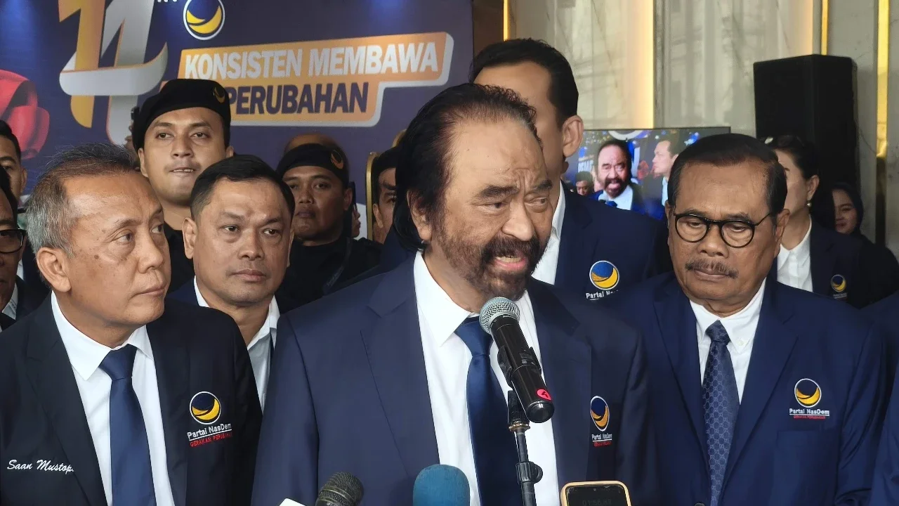 Surya Paloh Yakin Rupiah Bangkit Usai Pemaparan Ekonomi Prabowo: Modal Kita Terakhir Optimisme Sendiri
