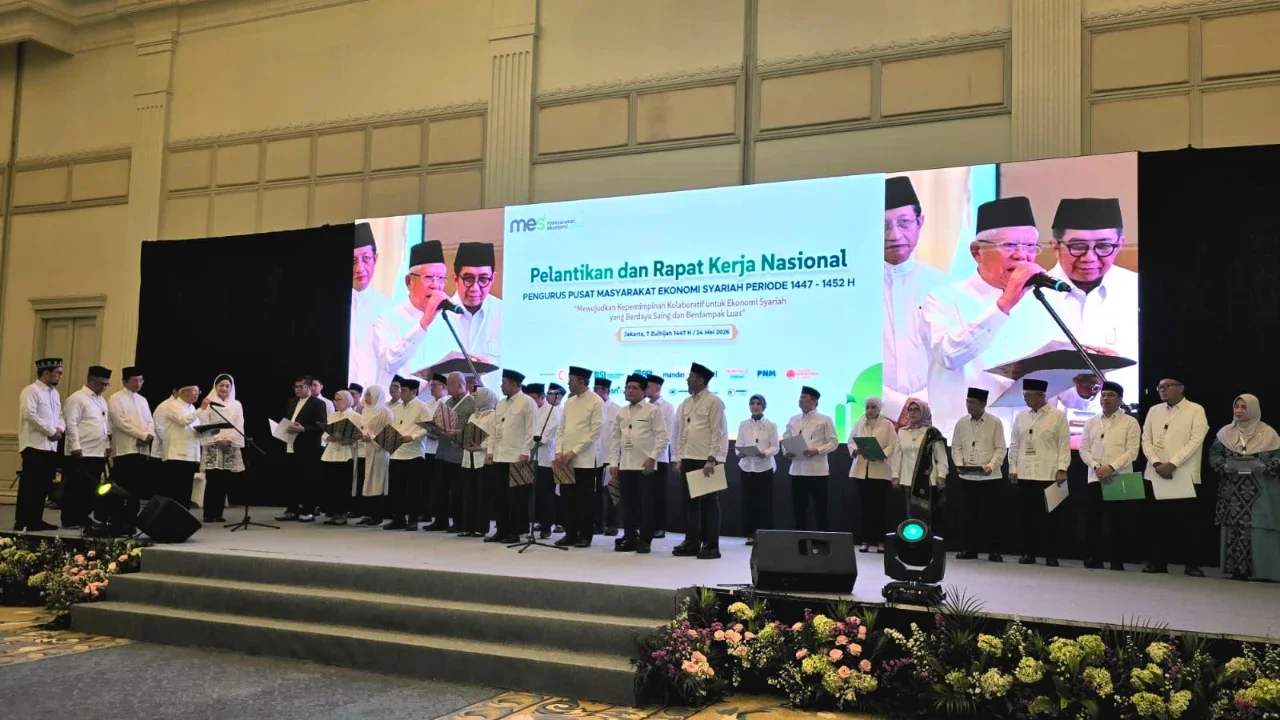 Pelantikan PP MES Periode 1447-1452 Hijriah Jadi Momentum Bangun Kolaborasi Syariah