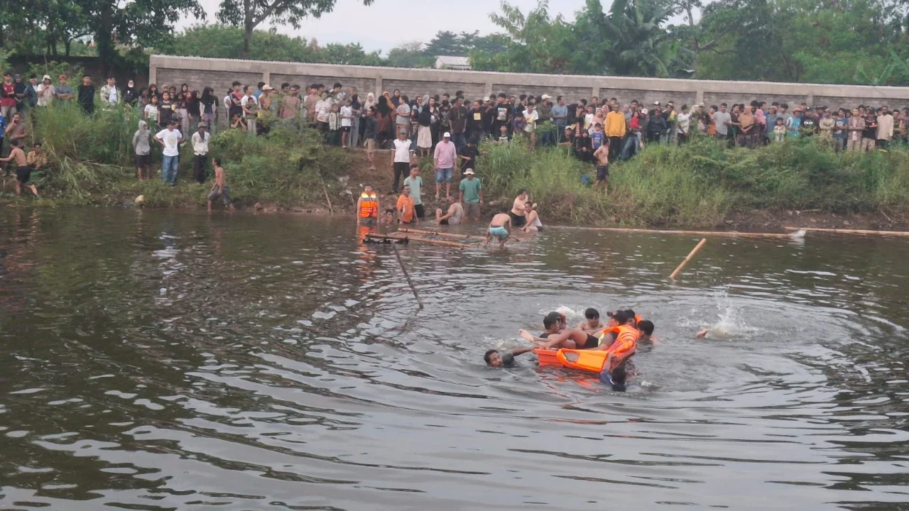 Dua Pelajar SMP Tewas Tenggelam di Sungai Citarik Bandung