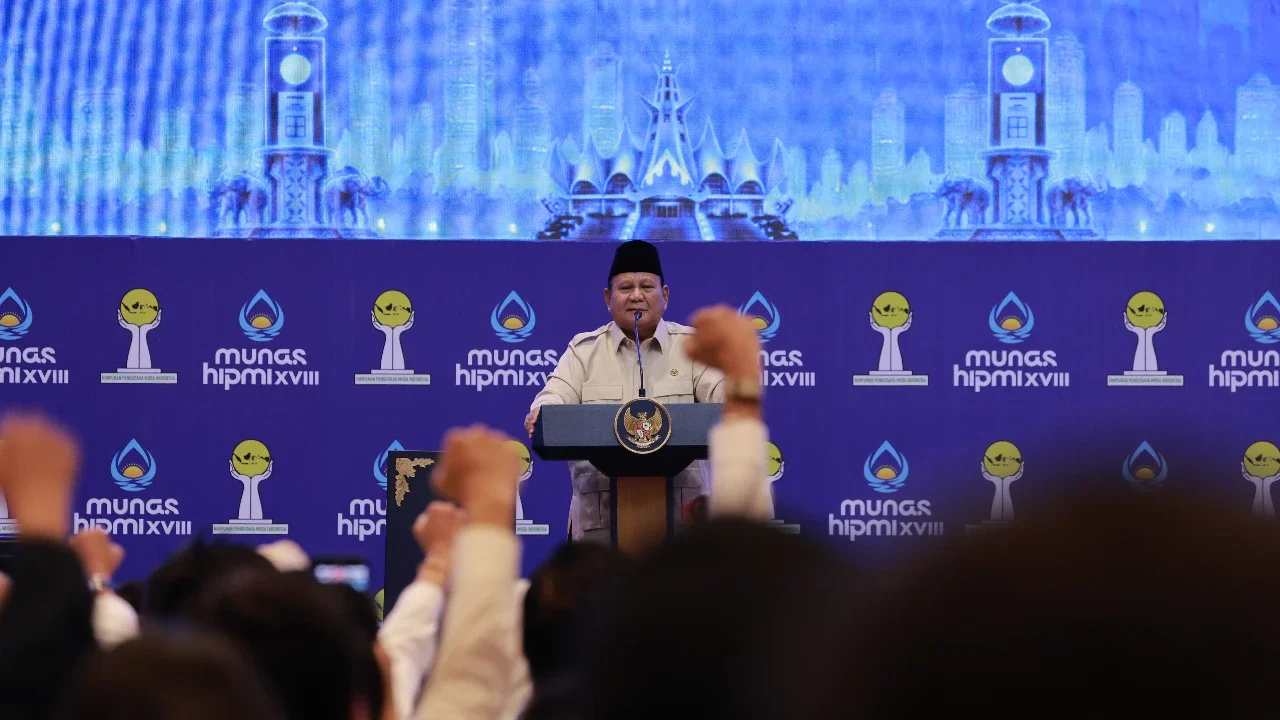 Prabowo di Munas HIPMI: Jepang, Amerika, Eropa Barat, dan Tiongkok Maju karena Nasionalisme