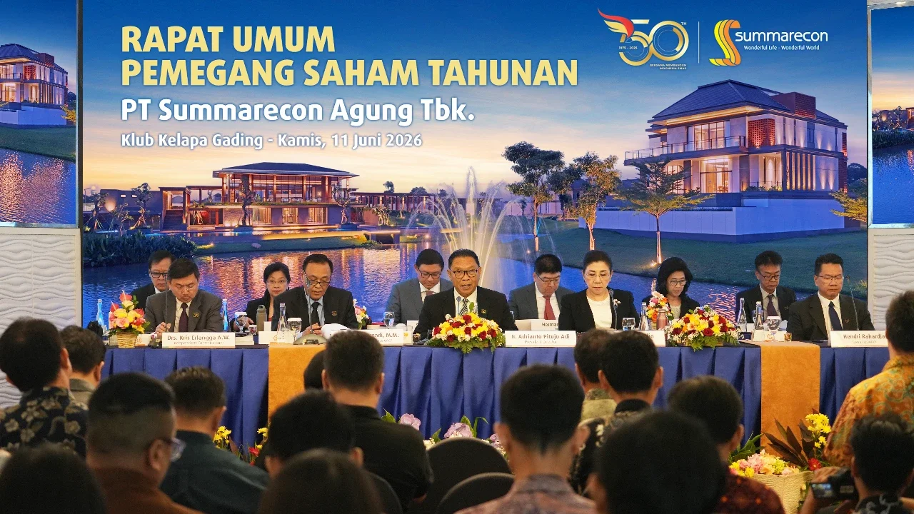 RUPST Summarecon Putuskan Sebar Dividen Rp82,54 Miliar
