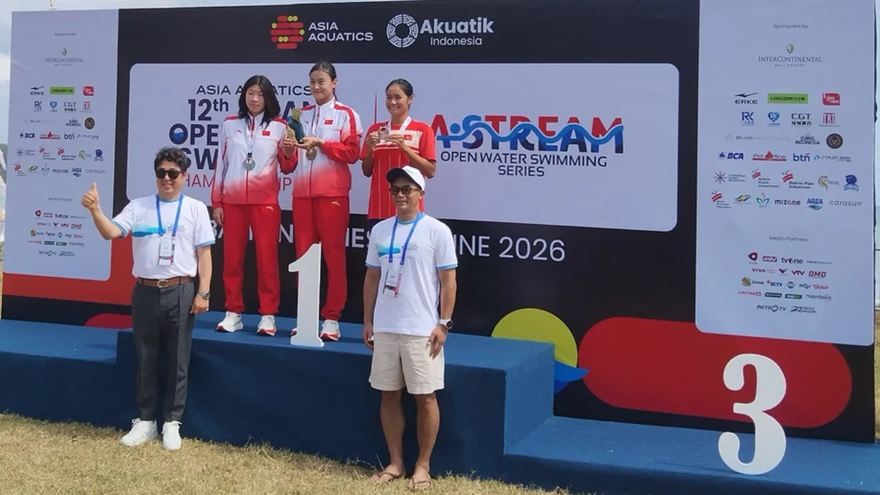 Hari Pertama, Perenang China Dominasi Kejuaraan Renang di 12th AOWSC di Bali