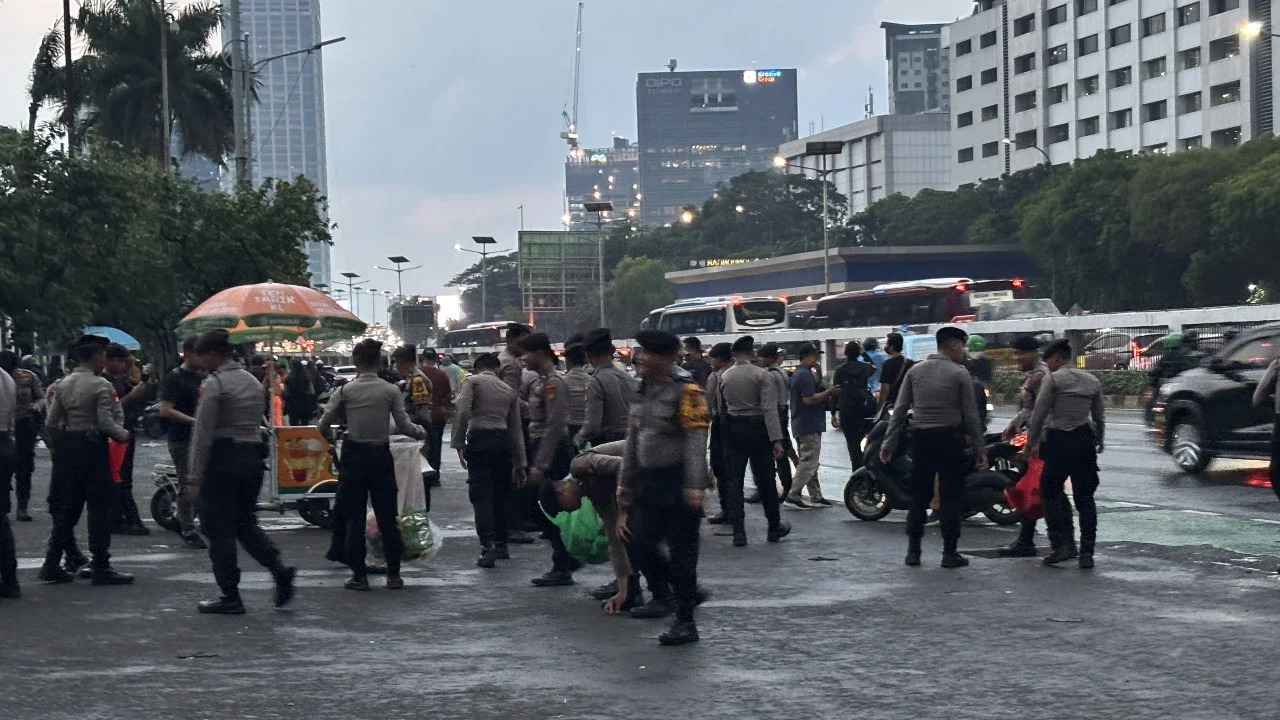 Titik Demo di Jakarta Hari Ini, 4.576 Personal Gabungan Dikerahkan untuk Mengamankan