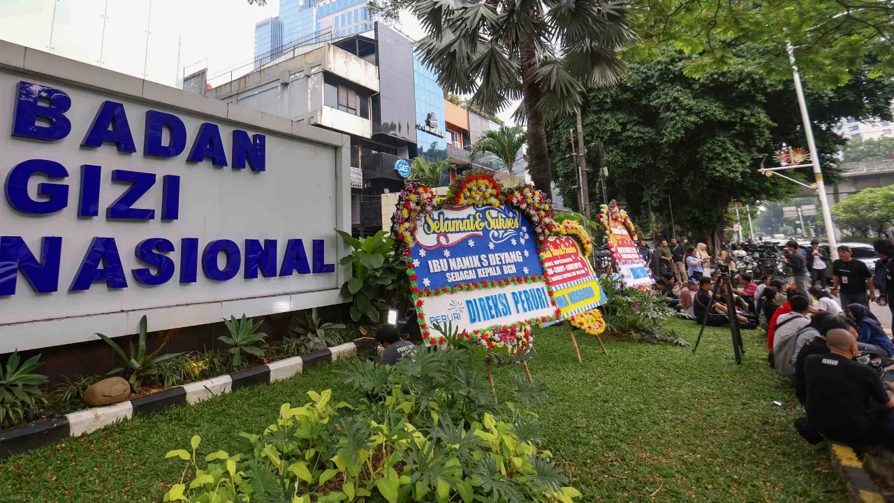Suasana Kantor Badan Gizi Nasional (BGN) di Jalan Kebon Sirih, Menteng, Jakarta Pusat, Rabu (03/06/2026), menyusul pergantian jajaran pimpinan di lembaga tersebut.