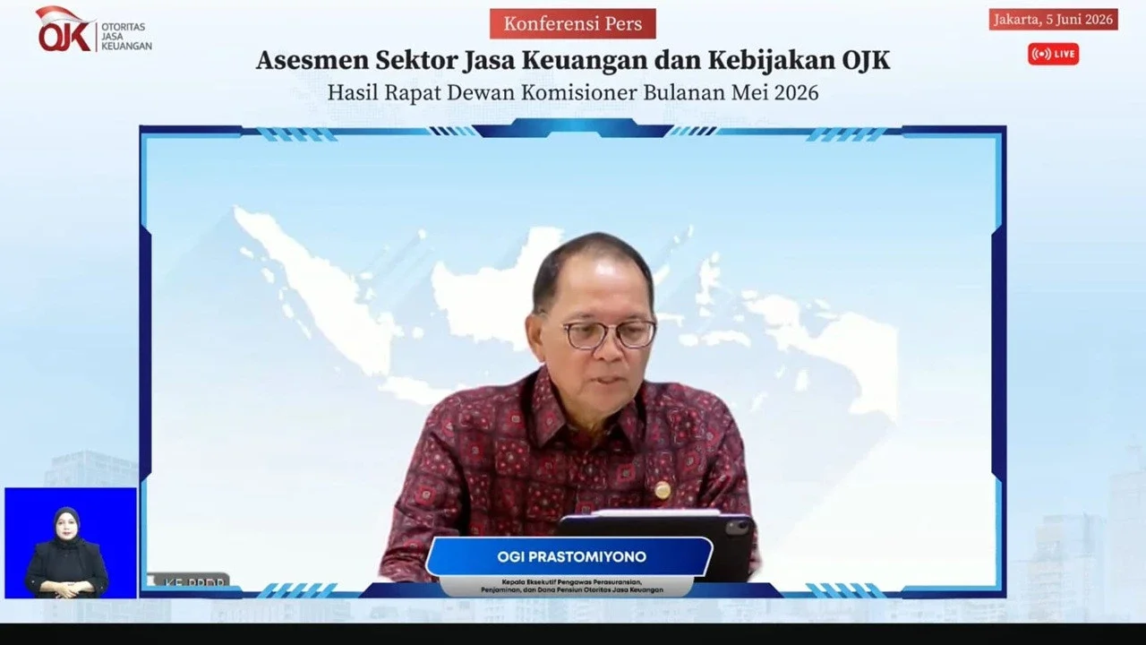 Aset Industri Asuransi April 2026 Tumbuh 3,39 Persen, Segini Nilainya