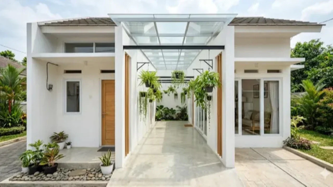 Inspirasi Rumah Kecil dengan Lorong Angin. Gemini