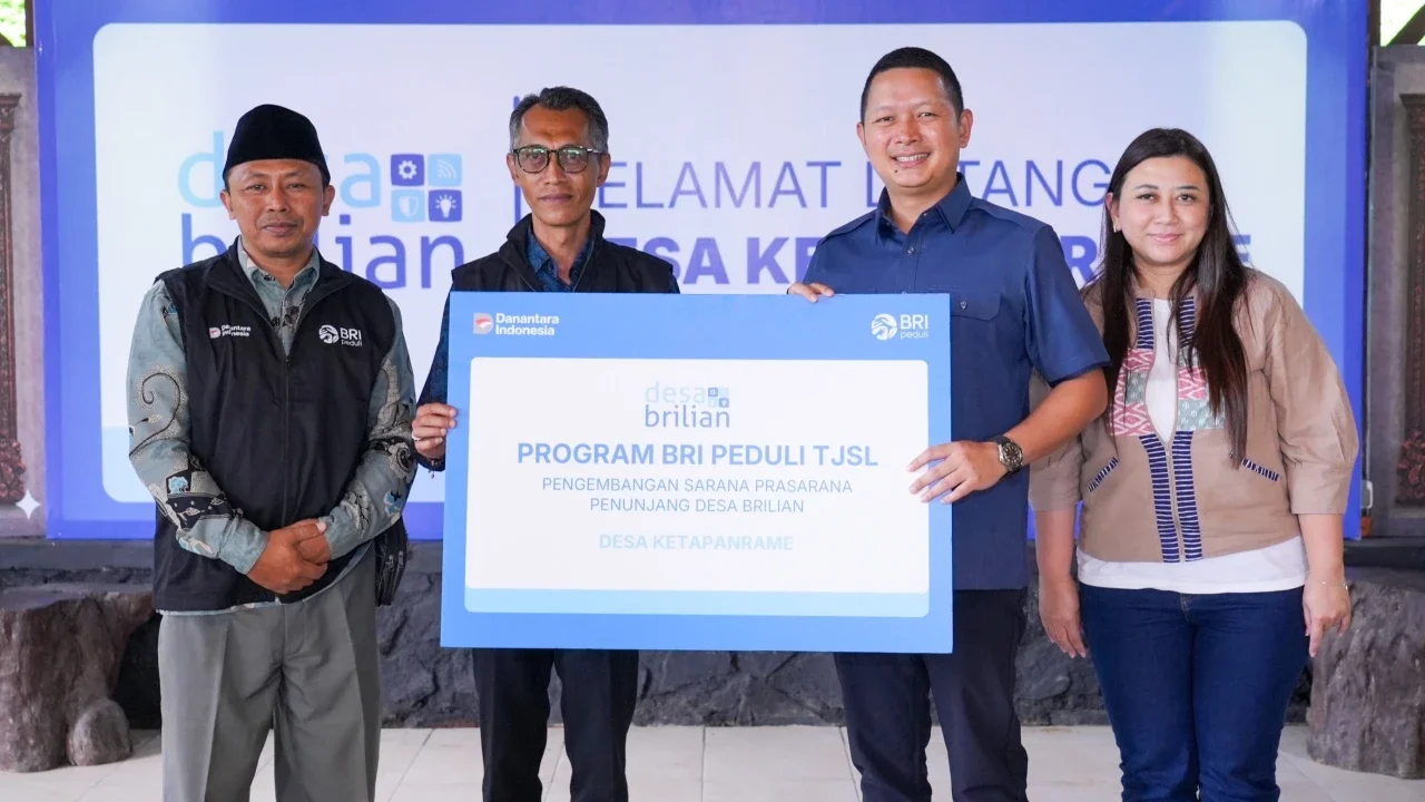 Dorong Pengembangan Wisata dan Edukasi Berbasis Masyarakat, BRI Peduli Salurkan Bantuan untuk Desa Ketapanrame