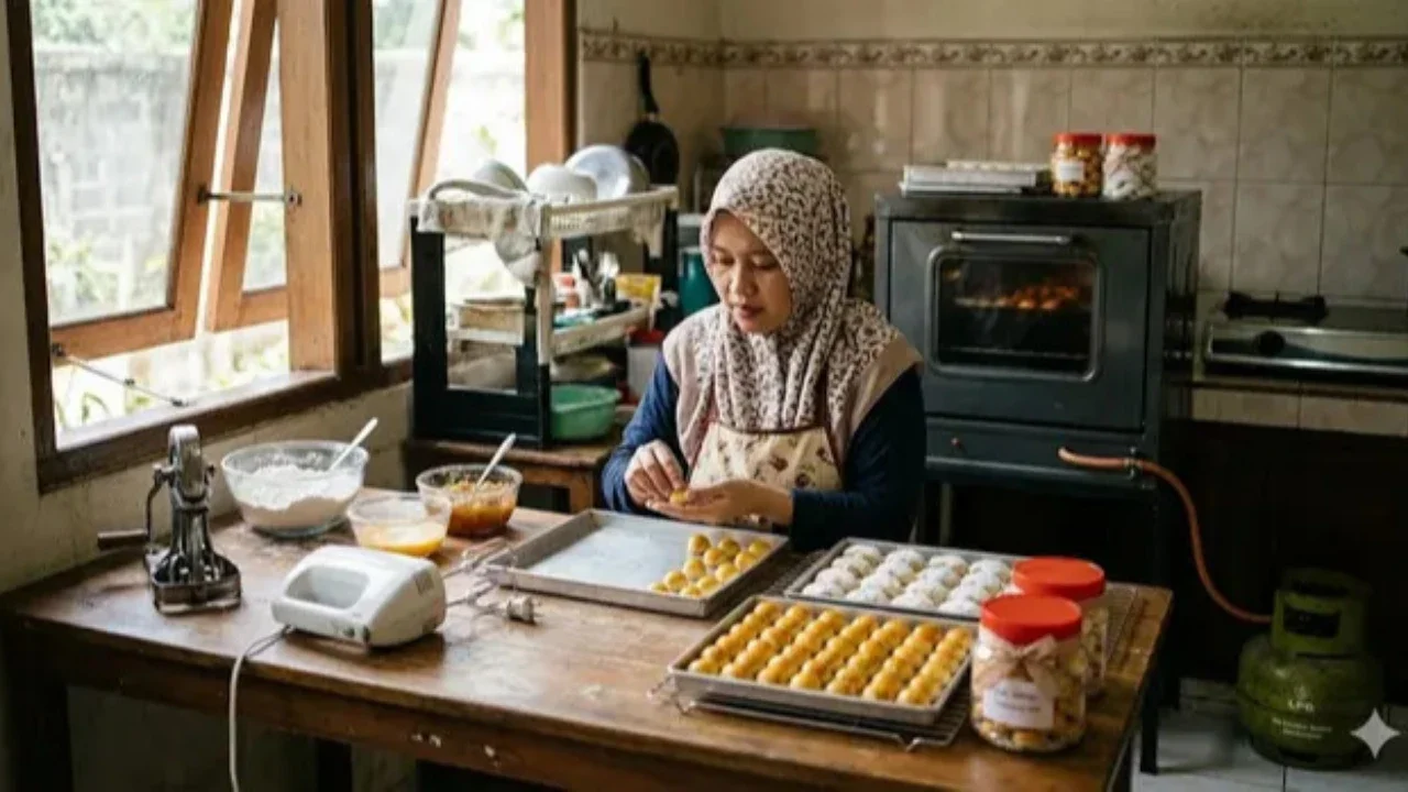 Ide Usaha Rumahan untuk Ibu Rumah Tangga yang Tidak Boros Listrik. (Gemini AI)