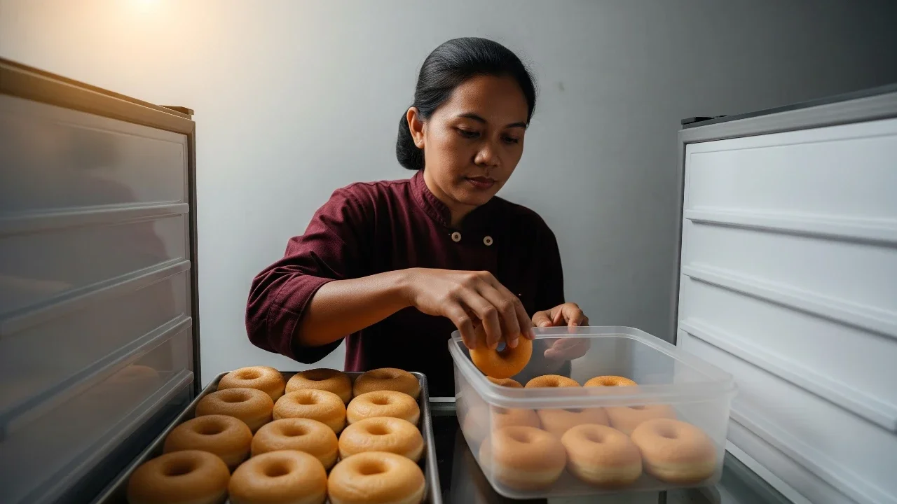 Tips Menyimpan Donat agar Tetap Empuk Sampai Besok Pagi/Foto: AI Generated