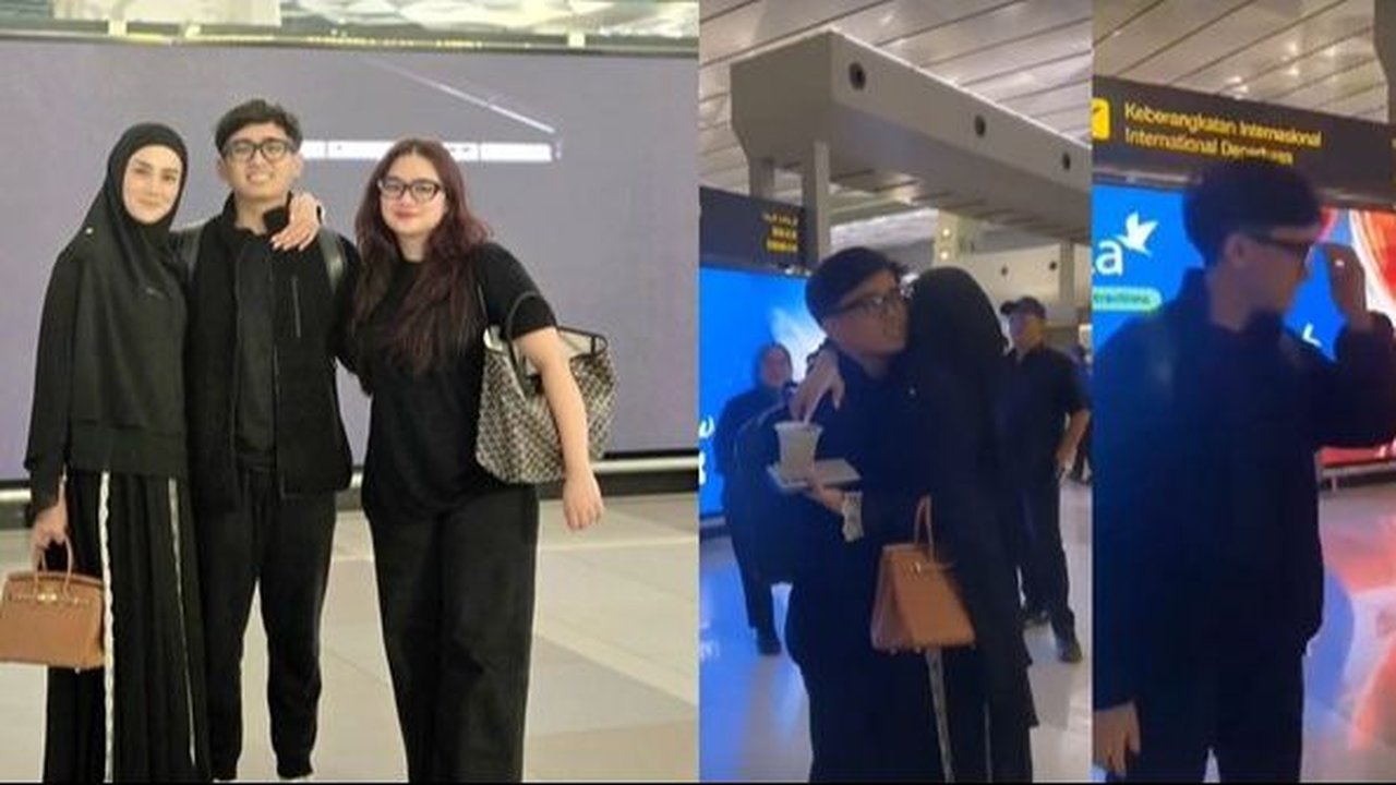 Momen Mulan Jameela Antarkan Anaknya, Daffy yang Dapat Beasiswa Kuliah di Jepang Bikin Bangga!