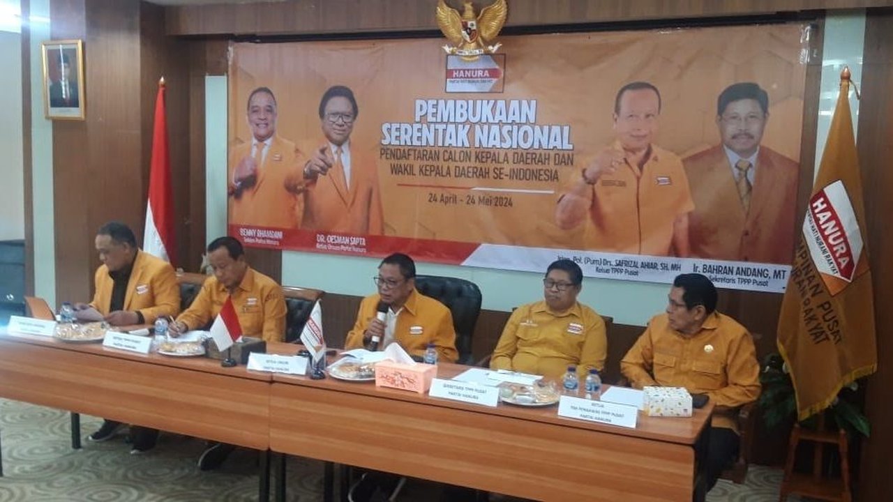 Hanura Belum Putuskan Oposisi atau Gabung Prabowo-Gibran