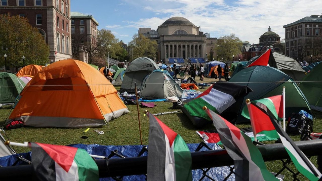 FOTO: Penampakan Perkemahan Massa Pro-Palestina yang Meluas Bermunculan di Kampus-Kampus Ternama Amerika Serikat