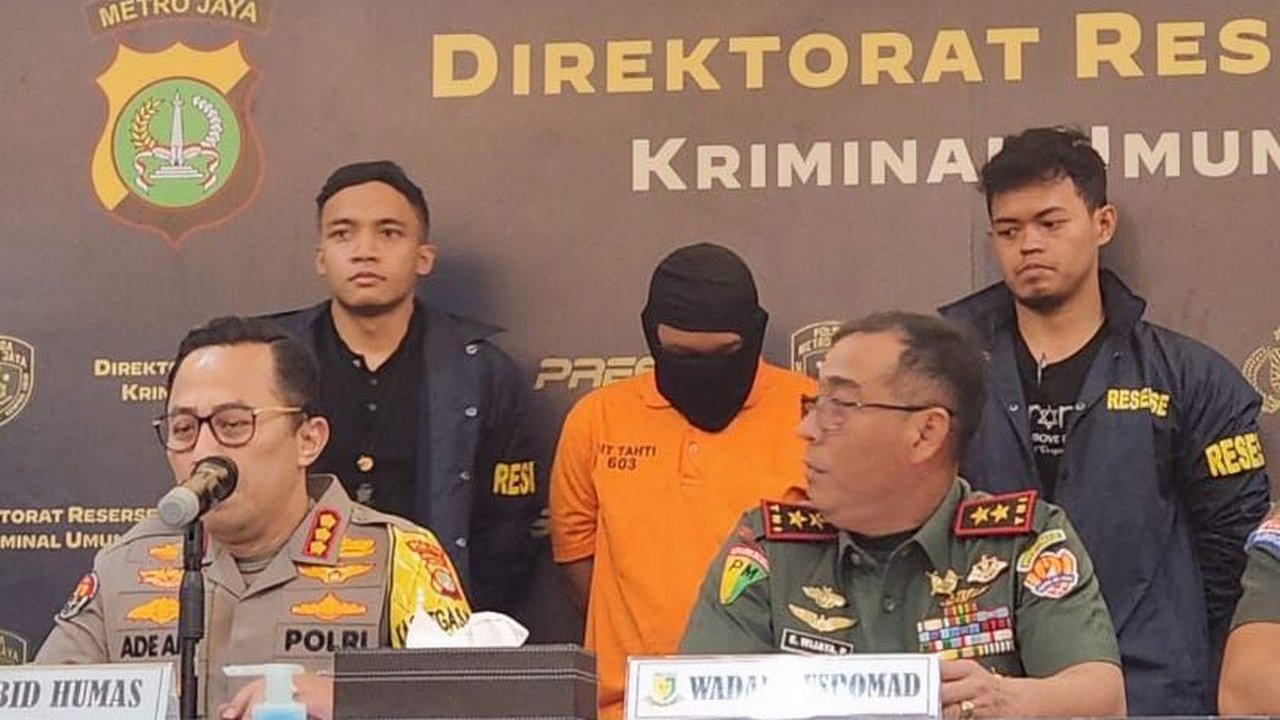 Begini Tampang Pelaku Pembunuhan Anggota TNI AD di Bekasi