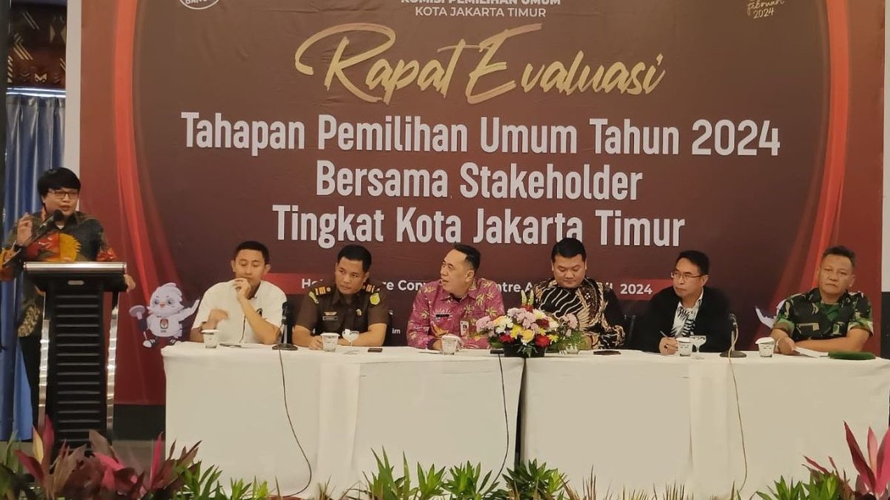 KPU Jakarta Timur Gelar Evaluasi Pemilu 2024