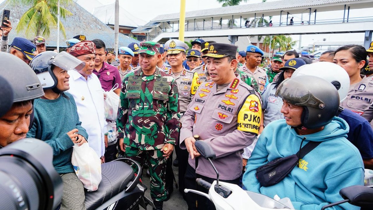 Kapolri Tegaskan TNI-Polri Komitmen Beri Rasa Aman ke Warga yang Mudik
