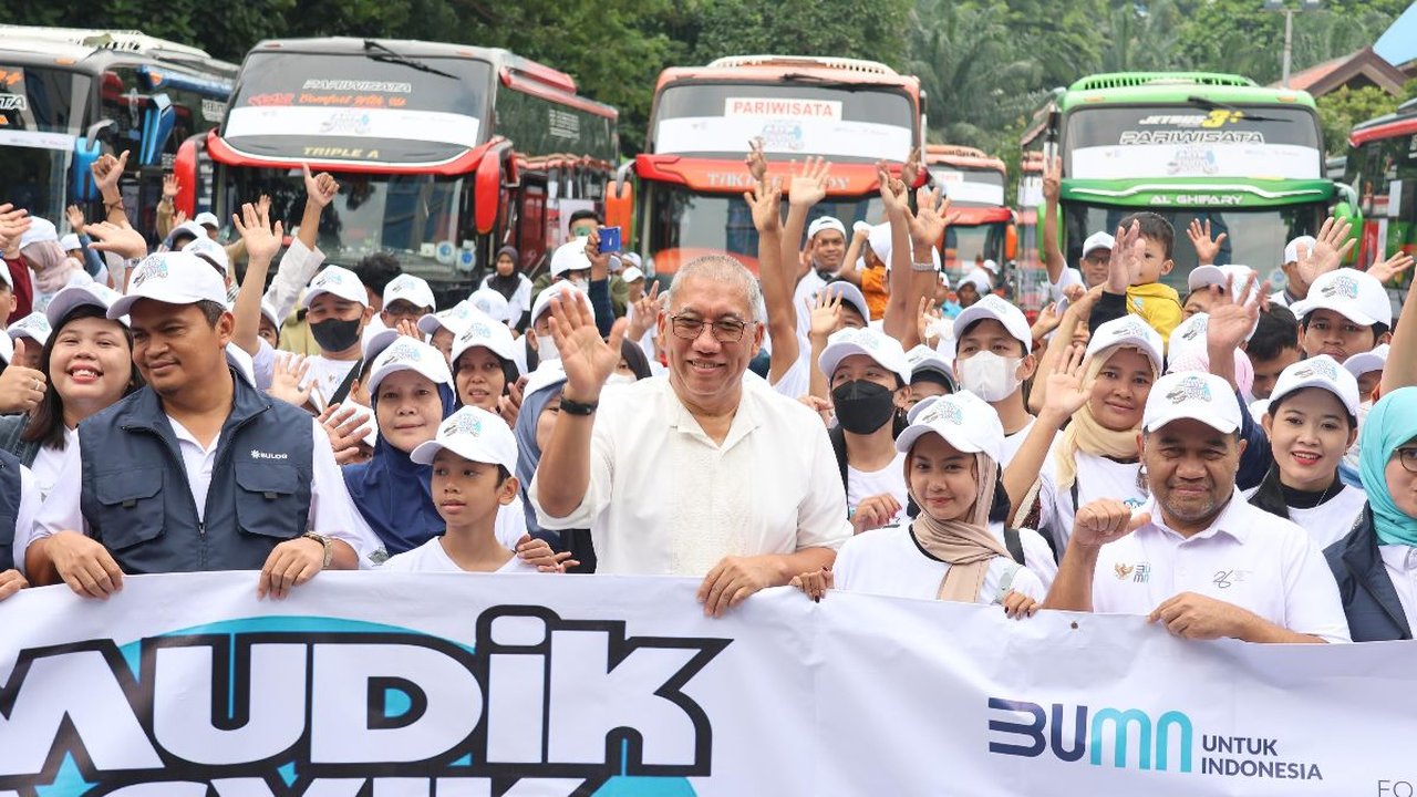 Bulog Berangkatkan 650 Peserta Mudik Gratis, Naik 200% dari Tahun Sebelumnya