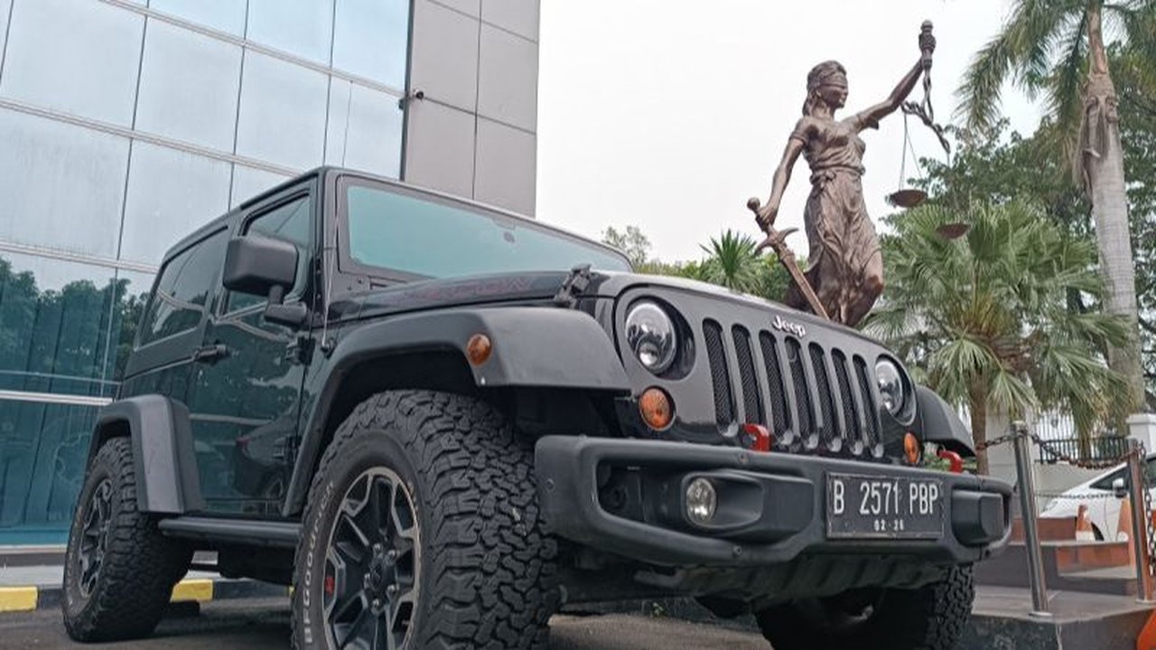 Dilelang Dua Kali, Rubicon Mario Dandy Tak Juga Laku