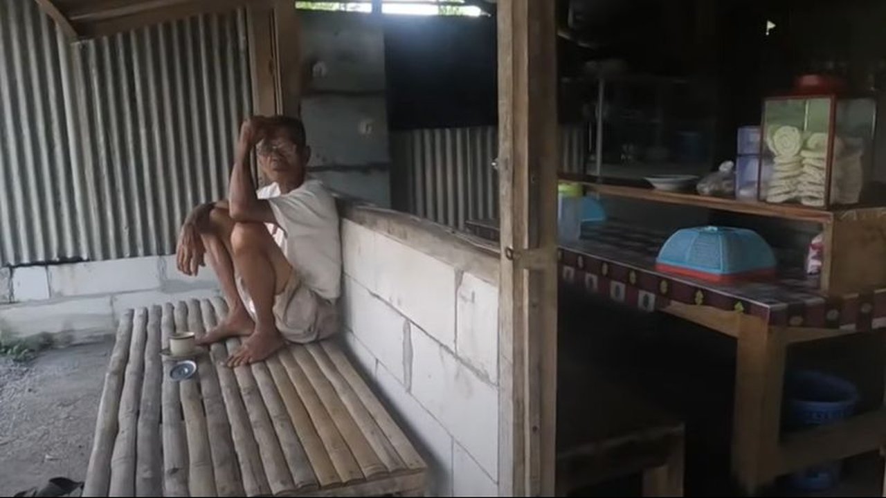 Potret Warung Sederhana Milik Keluarga Almarhum Didi Kempot di Tengah Sawah, Jadi Sorotan