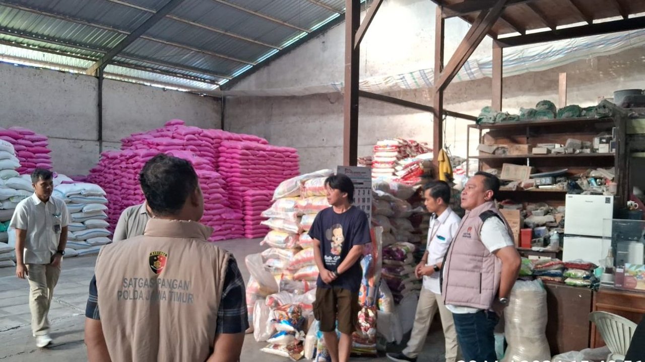Ini Temuan Satgas Pangan Polri di Gudang Penggilingan Beras Probolinggo
