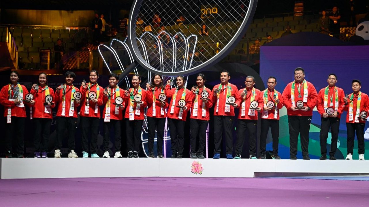 FOTO: Perjuangan Tim Putri Indonesia Raih Juara Kedua di Uber Cup 2024