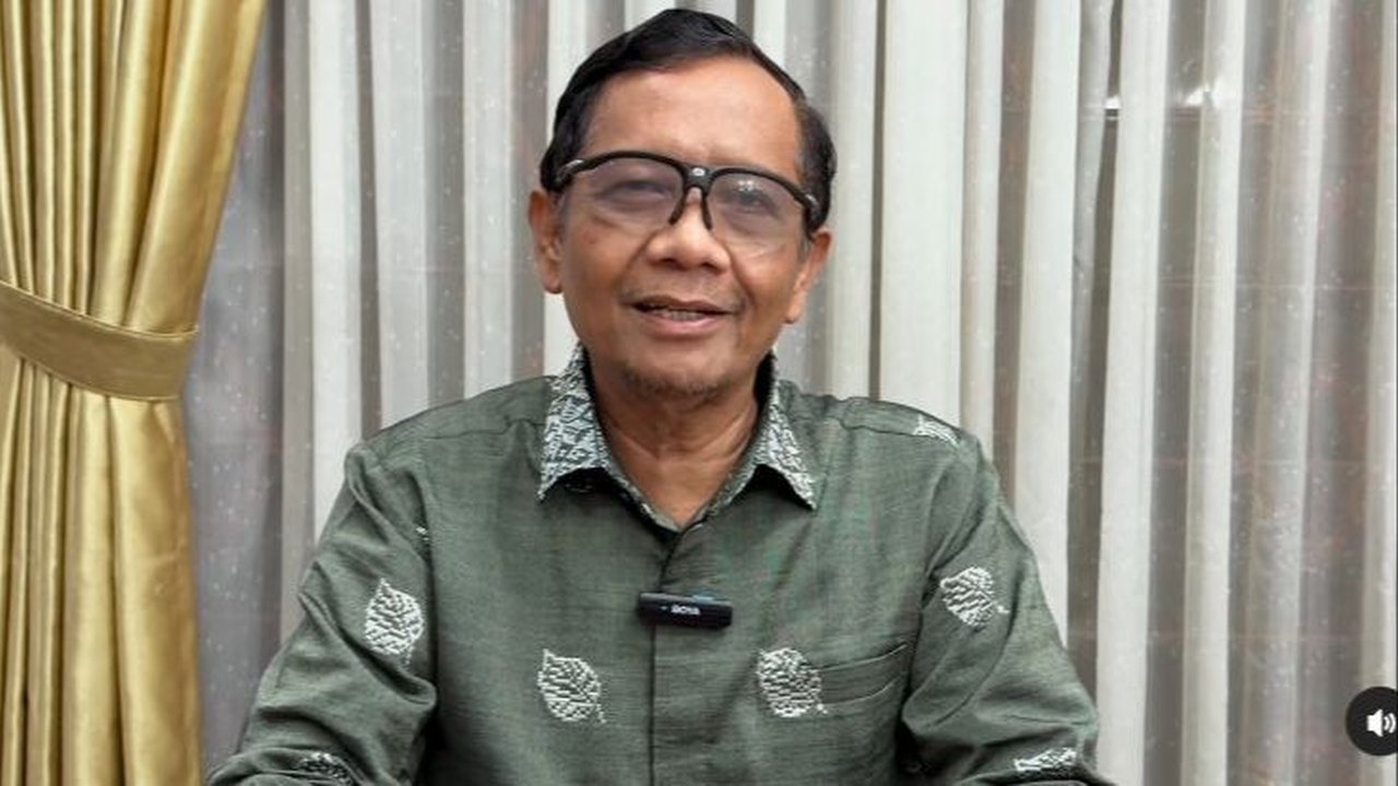 Mahfud MD: Cara Kita Berhukum Saat Ini Agak Rusak, Buat UU Sesuai Selera Elite
